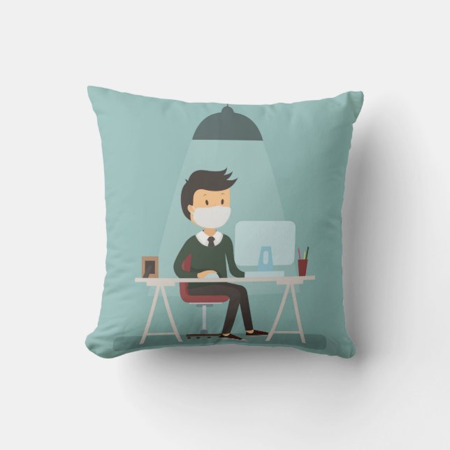 Throw Pillow 16" x 16" (Front)