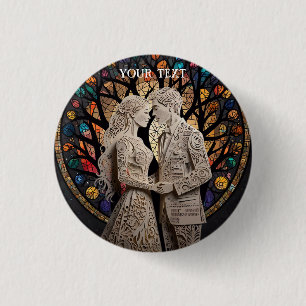 Throw Pillow 3 Cm Round Badge