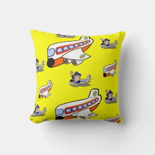 Throw Pillow Aeroplane