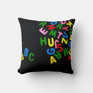 Throw Pillow Alphabet