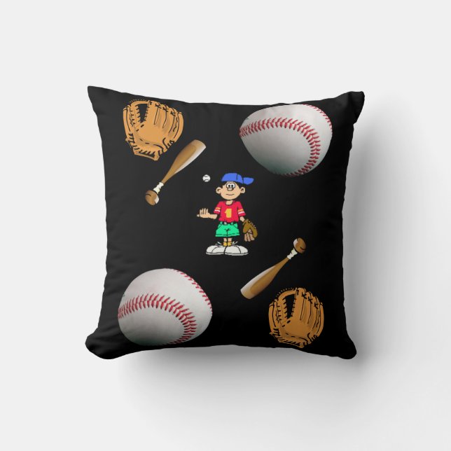 Throw Pillow Baseball (Front)