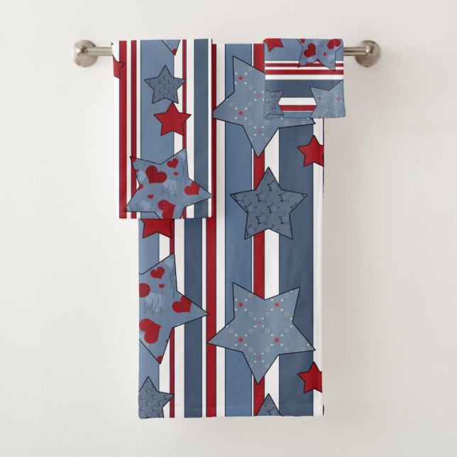 Throw Pillow Bath Towel Set (Insitu)