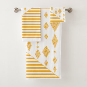 Throw Pillow Bath Towel Set