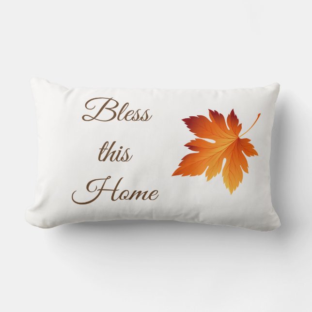 Throw Pillow-Bless This Home Throw Pillow (Front)