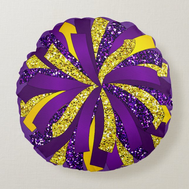 Throw Pillow Cheerleader Pom Pom personalised (Front)