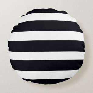 Throw Pillow Chic Modern Black & White Striped