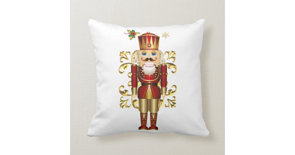 Throw PillowChristmas Nutcracker Cushion Zazzle.co.uk