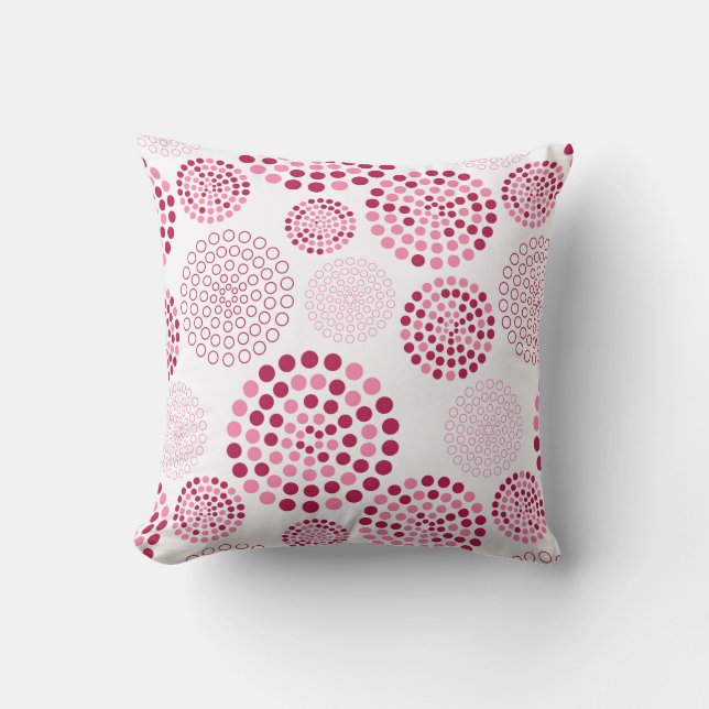 Throw Pillow-Circle Pattern Cushion (Front)