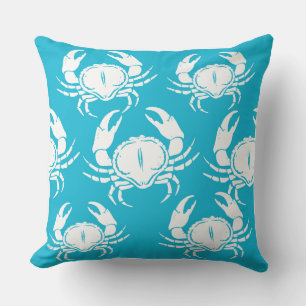Throw Pillow-Crabs Cushion