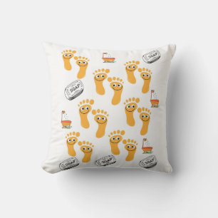 throw pillow decore bathroom