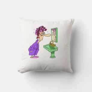 throw pillow decore bathroom