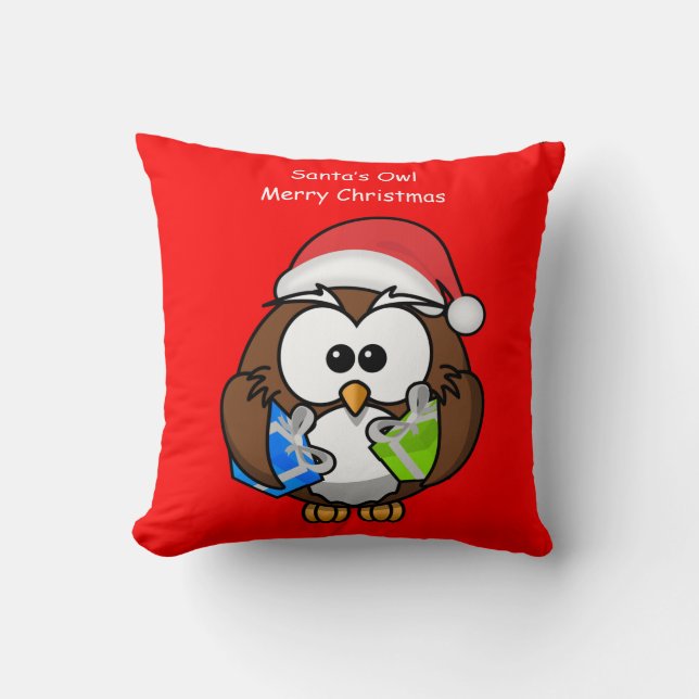 throw pillow decore penguin christmas (Front)
