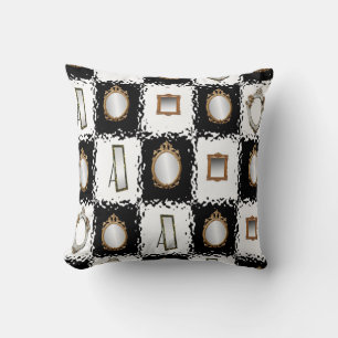 throw pillow decore vintage mirrors