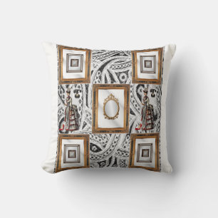 throw pillow decore vintage mirrors