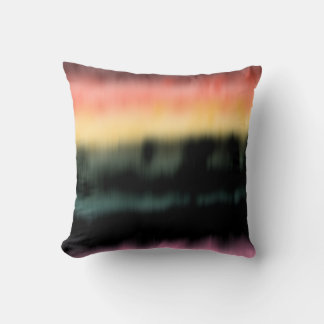 Throw Pillow, Digital Tie Dye Cushion