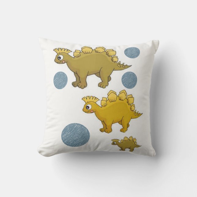 Throw Pillow Dinosaur (Front)