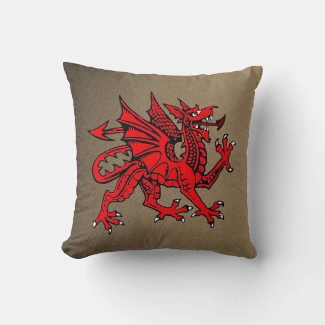 Throw Pillow Dragon (Front)