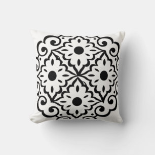 Throw Pillow Elegant Moroccan Geometric Throw Pill