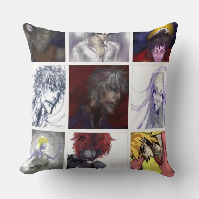 Throw Pillow | Everyday Artwear & WaraMuse Cushion (Front)