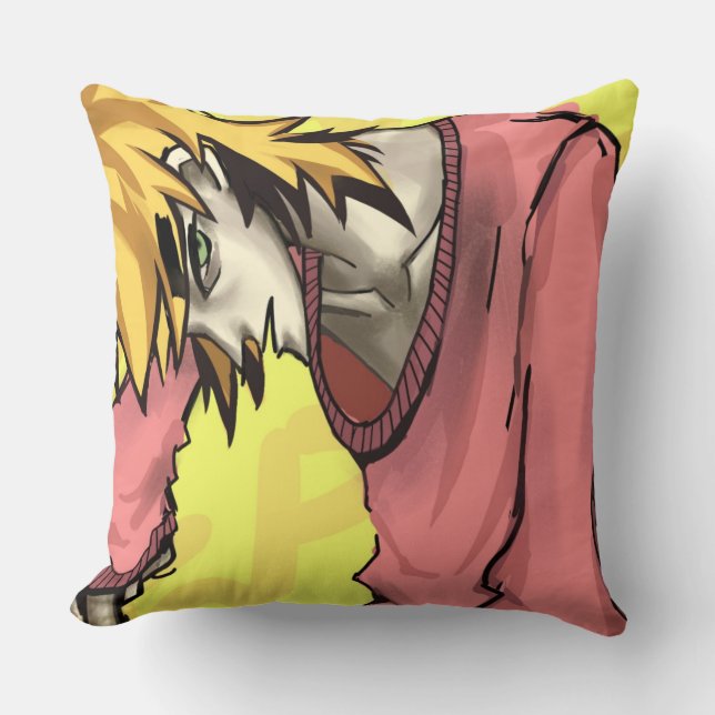 Throw Pillow | Everyday Artwear & WaraMuse Cushion (Front)