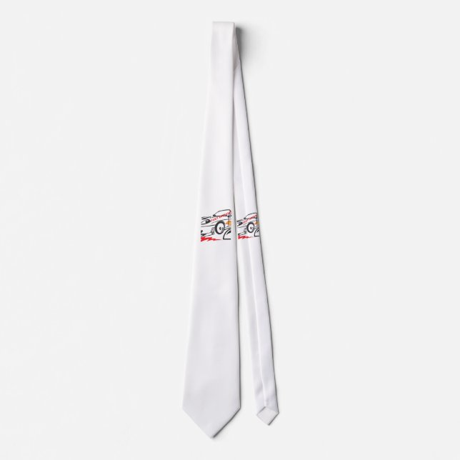 Throw Pillow Fast Dreams –Racing Car Pillow Design Tie (Front)