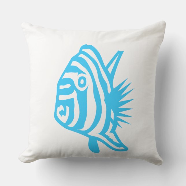 Throw Pillow Fish (Front)