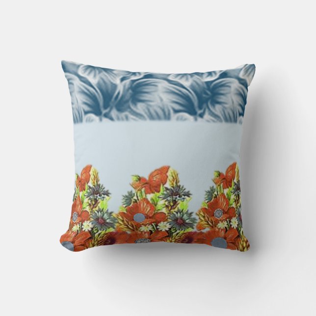 throw pillow Floral (Front)