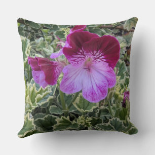 Throw Pillow-Floral series Geranium-Throw Cushion