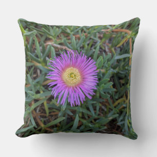 Throw Pillow-Floral series Iceplant Flower- Cushion