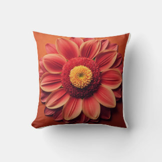 Throw Pillow flower printed