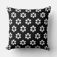 Throw Pillow Flowers