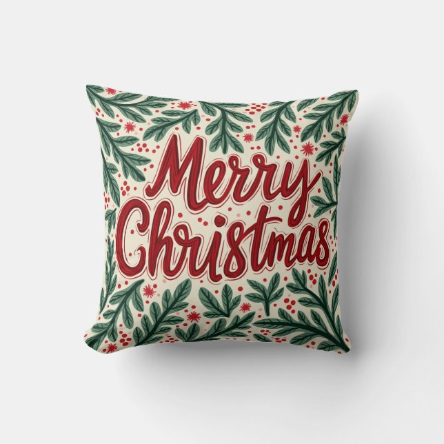Throw Pillow for Christmas (Front)