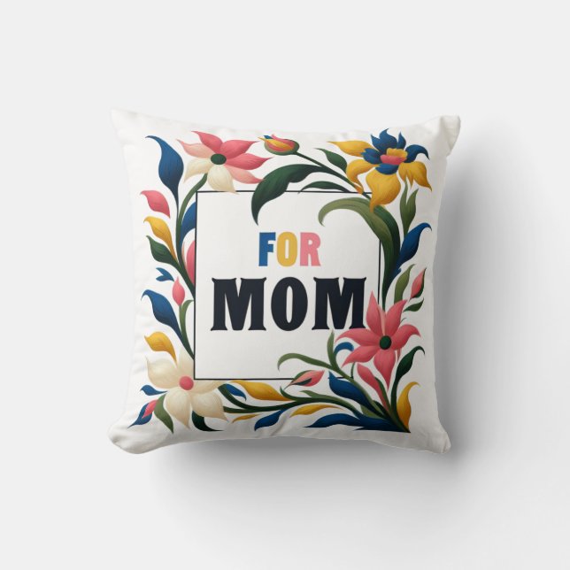 Throw Pillow for Mum (Front)