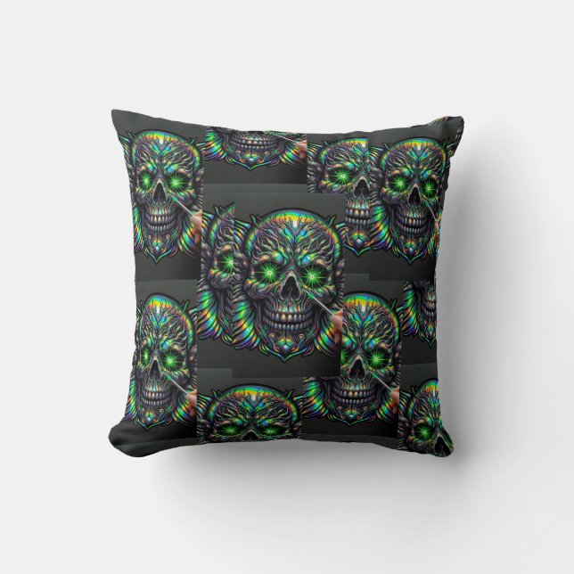 Throw Pillow: Gothic Theme Cushion (Front)