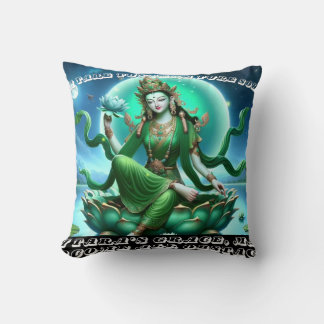 Throw Pillow/ Green Tara Cushion