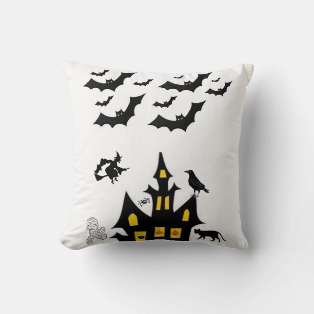 Throw Pillow Halloween (Front)