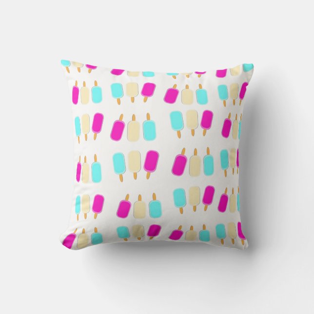 Throw Pillow  Ice Cream (Front)