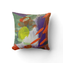 Throw Pillow in Fall is Falling Down Design