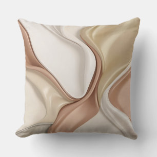 Throw pillow in stylish abstract graphic
