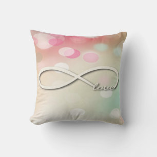 Throw Pillow/Infinity and Love Cushion