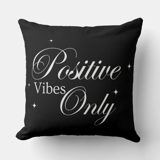  Throw Pillow – Inspirational Quote Pillow (Front)