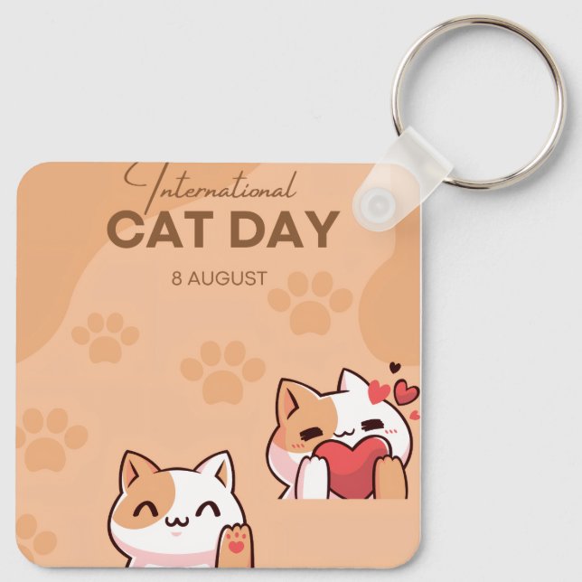 Throw Pillow Key Ring (Back)