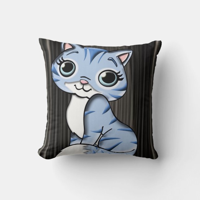Throw Pillow Kitten (Front)