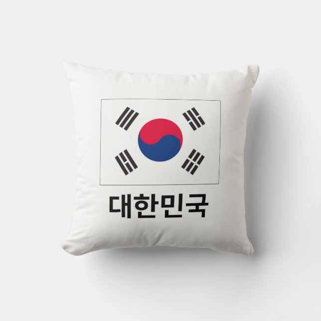 Throw Pillow - KOREA (Front)