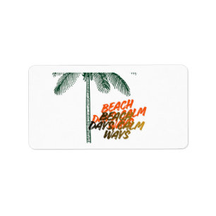 Throw Pillow Label