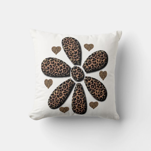 Throw Pillow Leopard (Front)