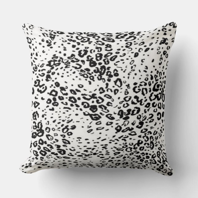 Throw Pillow/Leopard Cushion (Front)