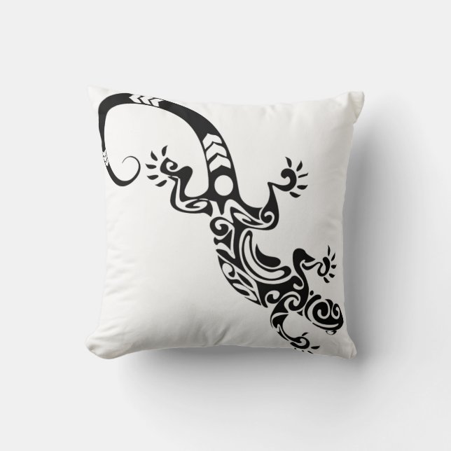 Throw Pillow-Lizard Cushion (Front)