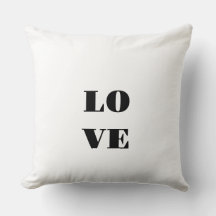 throw pillow love design