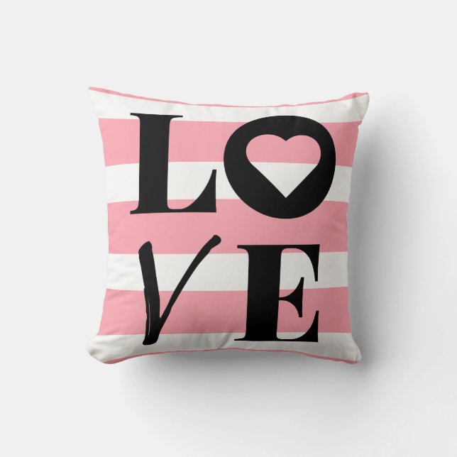 Throw Pillow - Love Letters - Home Decor (Front)